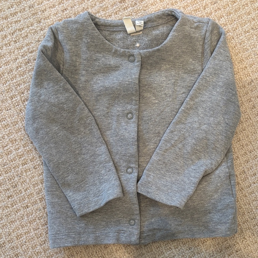 Cozy Gray Kids Sweater